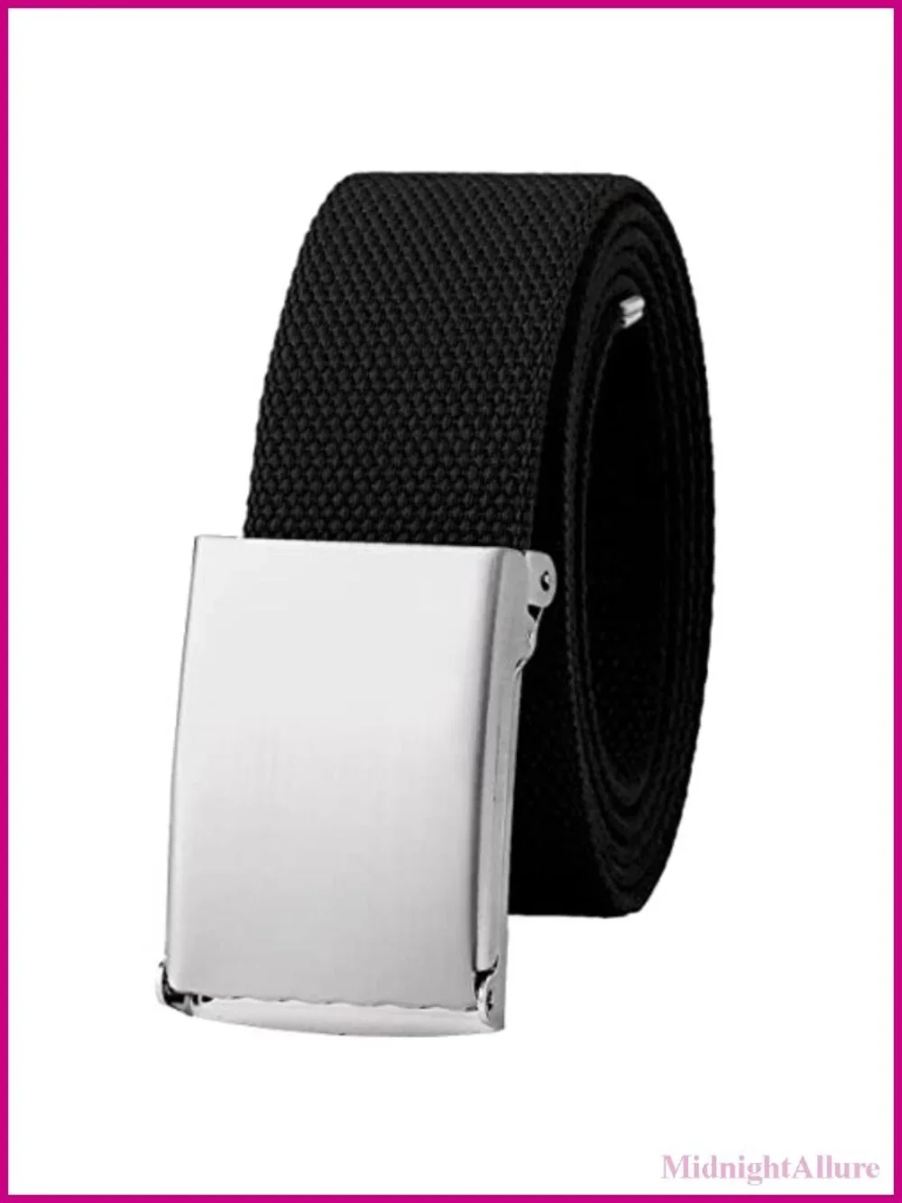 Canvas Web Belt Fully Adjustable Cut to Fit Golf Belt Flip Top Buckle